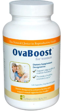Препарат OvaBoost був розроблений командою медичних фахівців, які включили в нього ключові інгредієнти, включаючи миоинозитола, мелатонін і CoQ10, для захисту яйцеклітин від пошкоджень вільними радикалами і для надання їм допомоги в процесі вироблення енергії, необхідної для запліднення