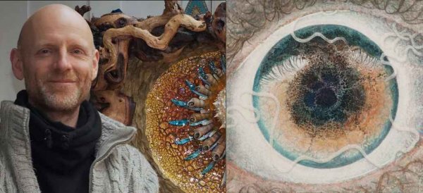 Художник зобразив на полотні світ, який він бачив зараженими паразитами очима